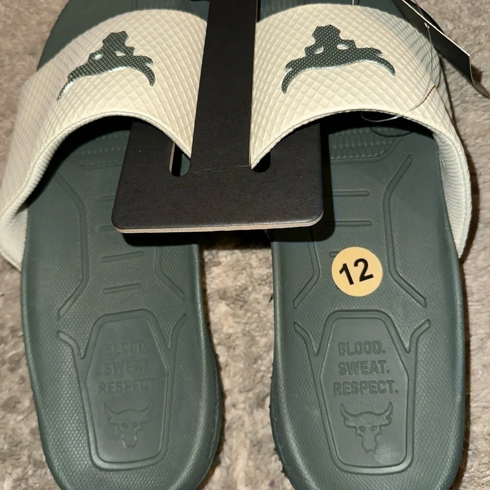 New men’s project rock UA under armour michelin wild grippers slide size